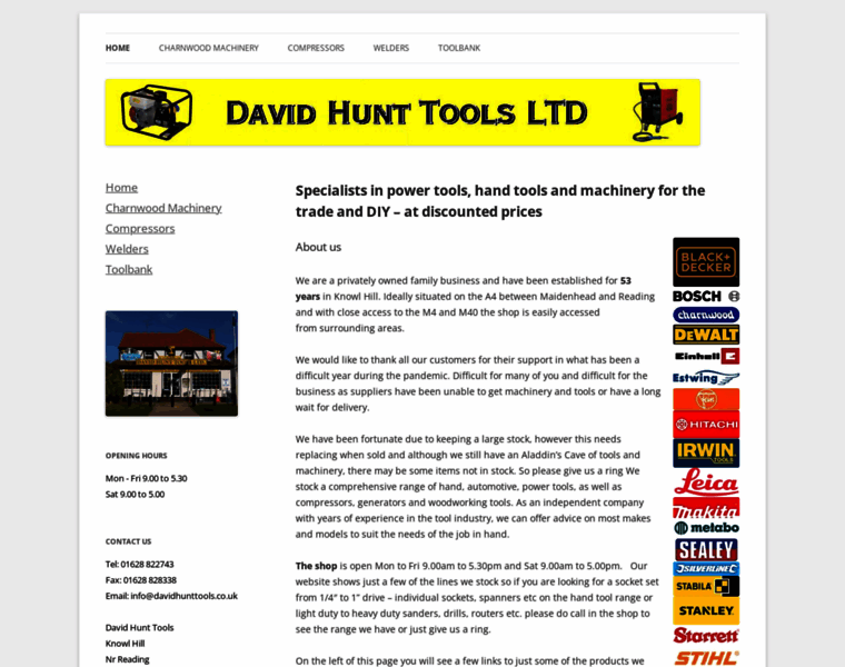 Davidhunttools.co.uk thumbnail