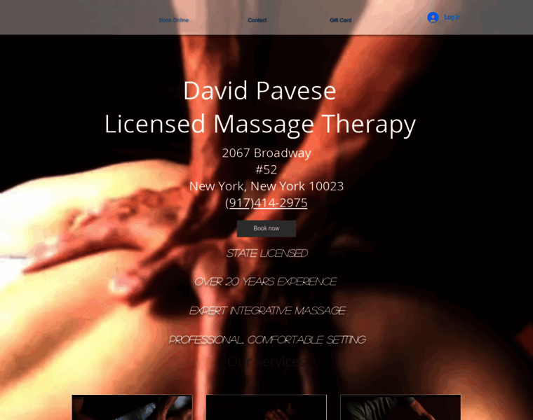 Davidmassage.com thumbnail