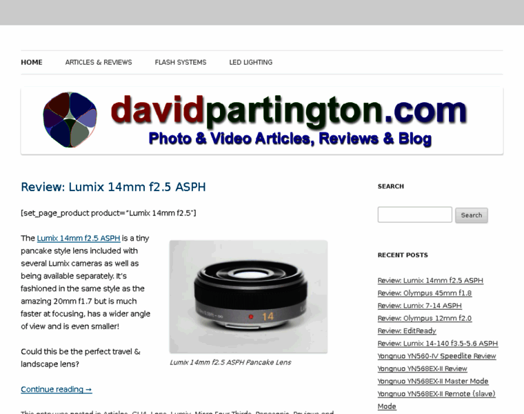 Davidpartington.com thumbnail