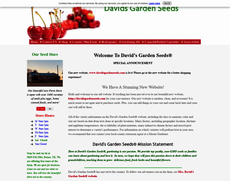 Davids-garden-seeds-and-products.com thumbnail