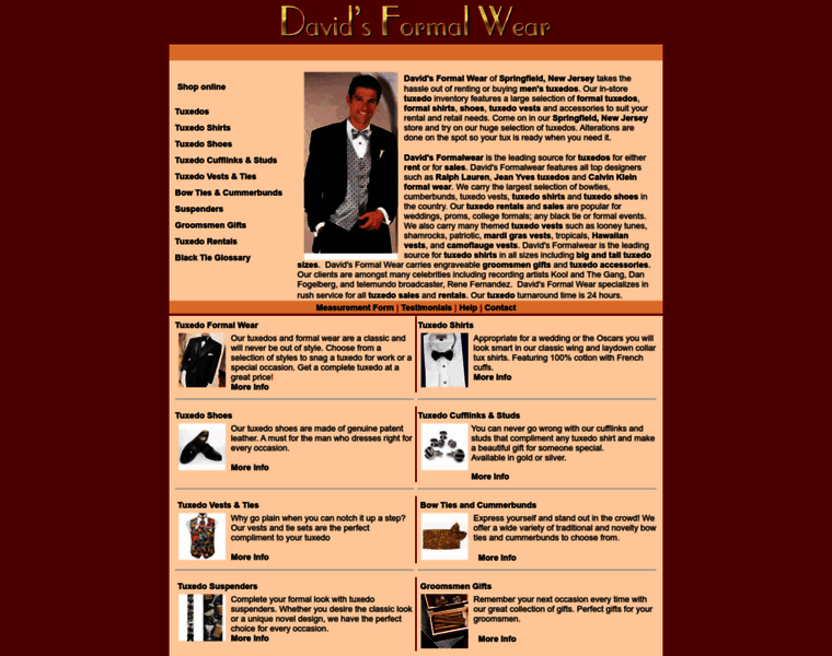 Davidsformalwear.com thumbnail