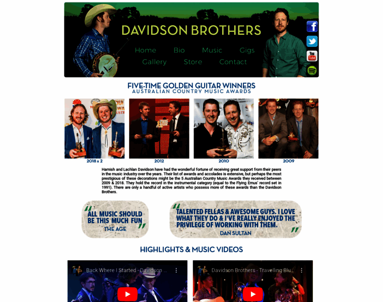 Davidsonbrothersband.com thumbnail