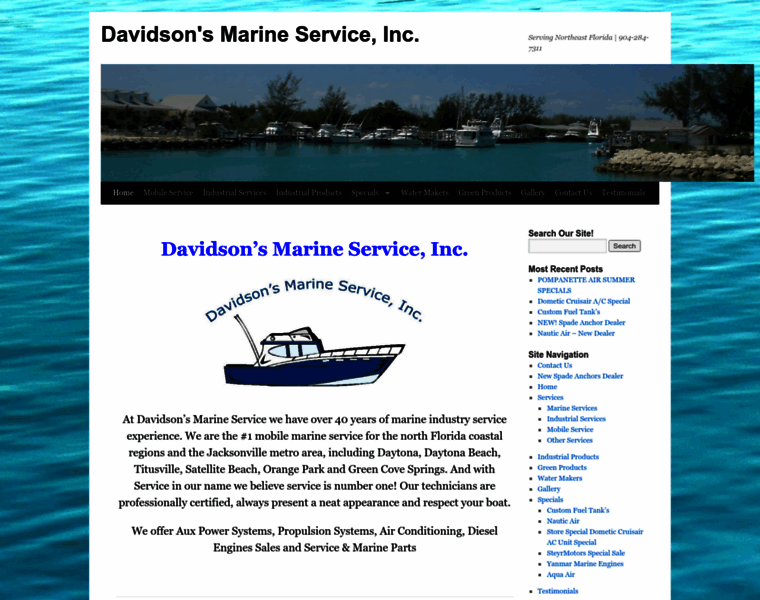 Davidsonsmarineservice.com thumbnail