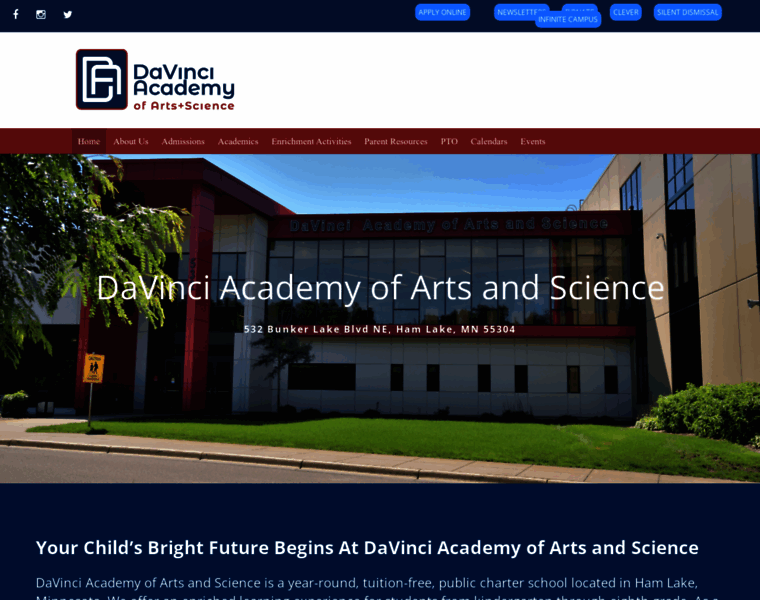 Davincicharterschool.org thumbnail