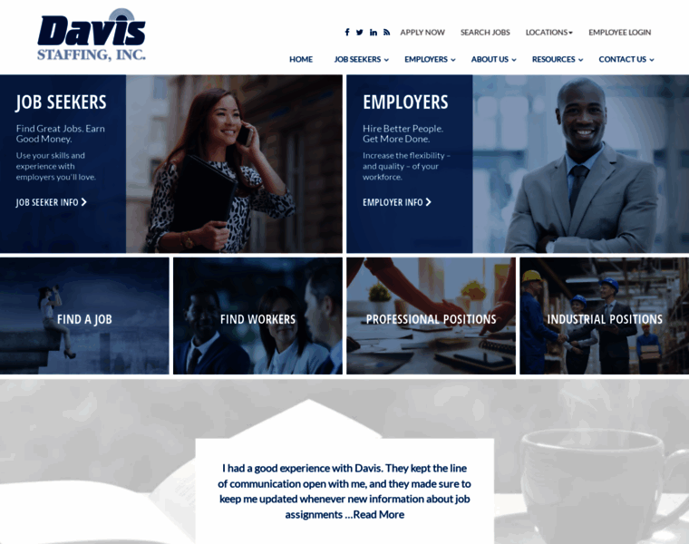 Davis-staffing.com thumbnail