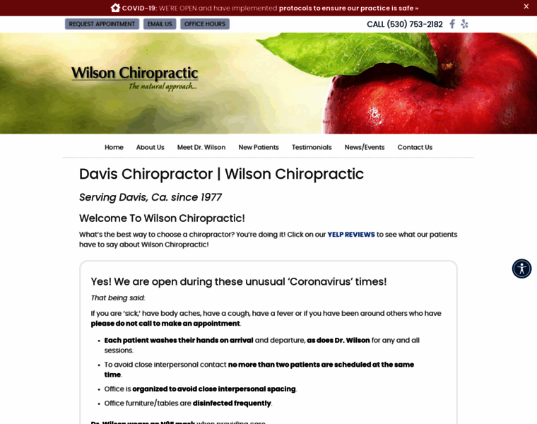 Davischiropractor.net thumbnail