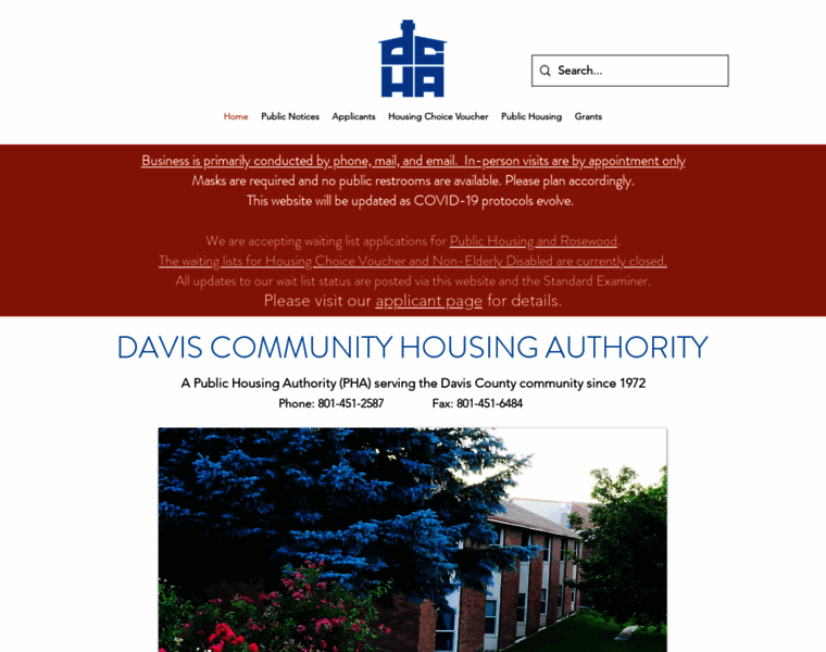 Daviscommunityhousing.com thumbnail