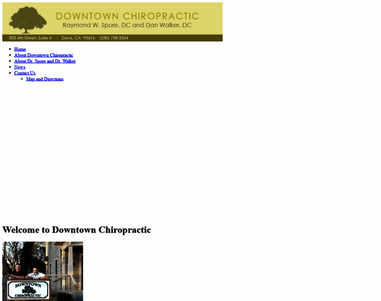 Davisdowntownchiropractic.com thumbnail
