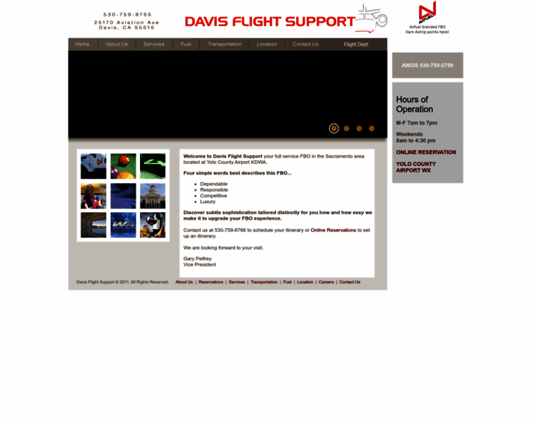 Davisflightsupport.com thumbnail