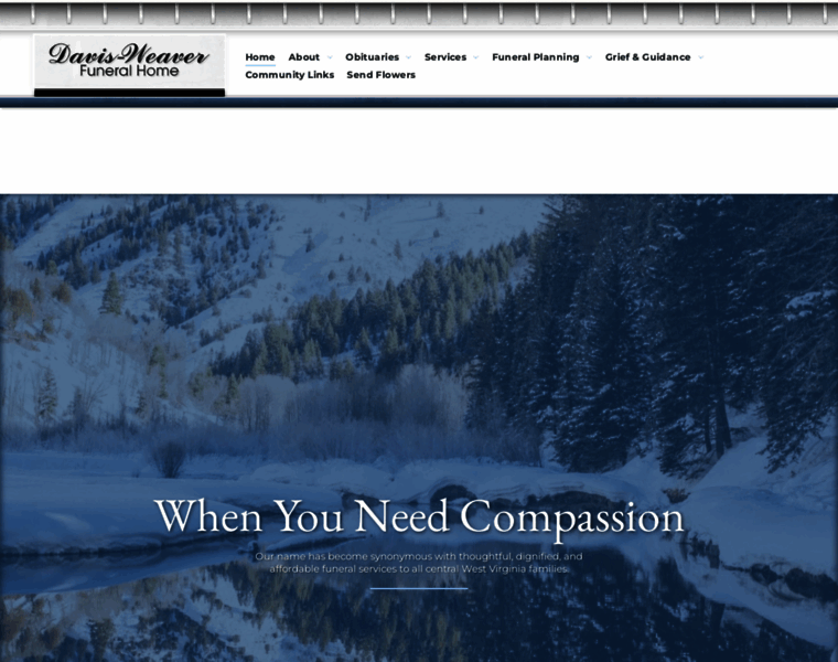 Davisweaverfuneralhome.com thumbnail