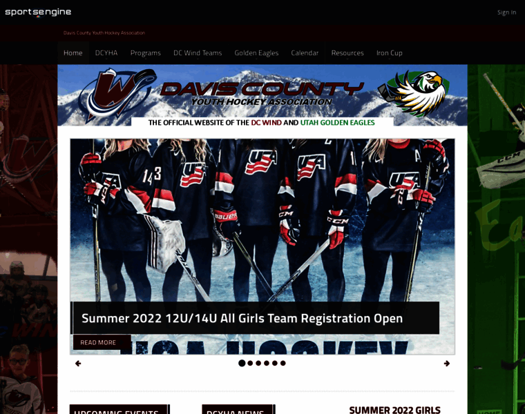 Davisyouthhockey.org thumbnail