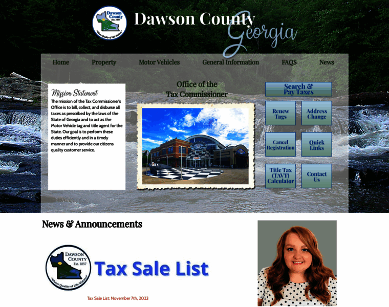 Dawsoncountytax.com thumbnail