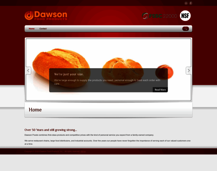Dawsonfoods.com thumbnail
