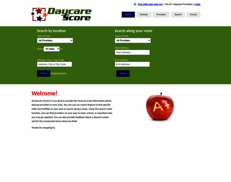 Daycarescore.com thumbnail