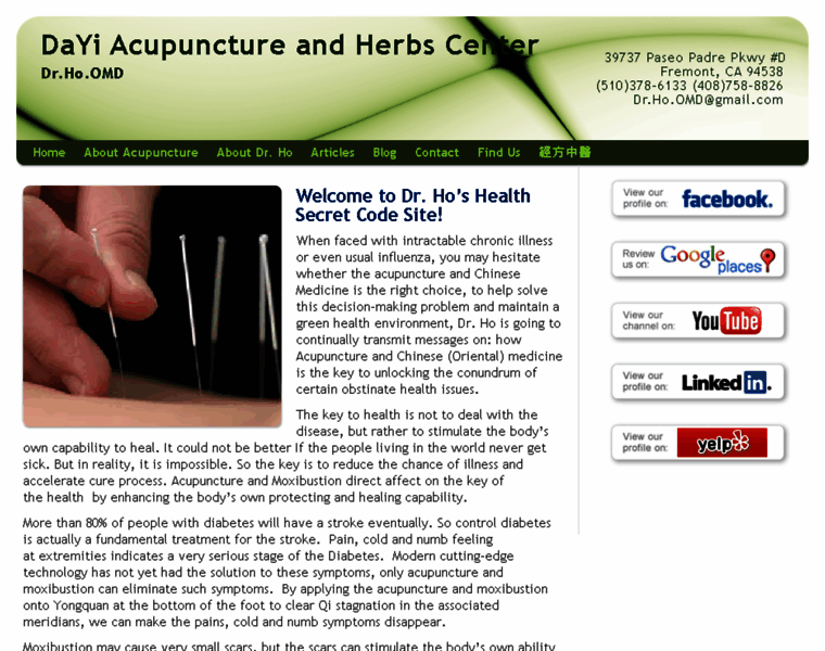 Dayiacupuncture.com thumbnail
