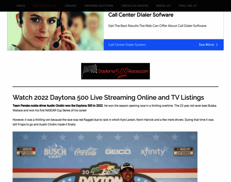 Daytona500races.com thumbnail