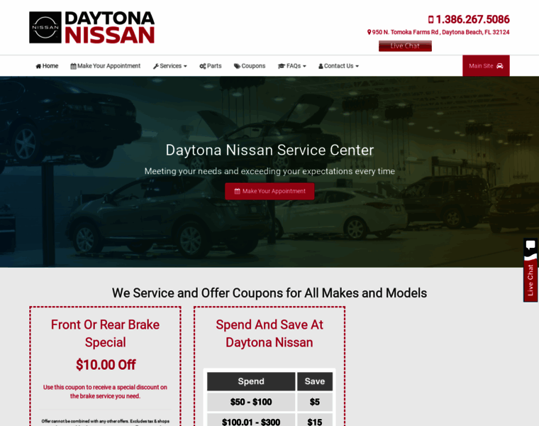 Daytonanissanservice.com thumbnail