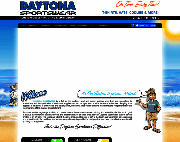Daytonasportswear.com thumbnail