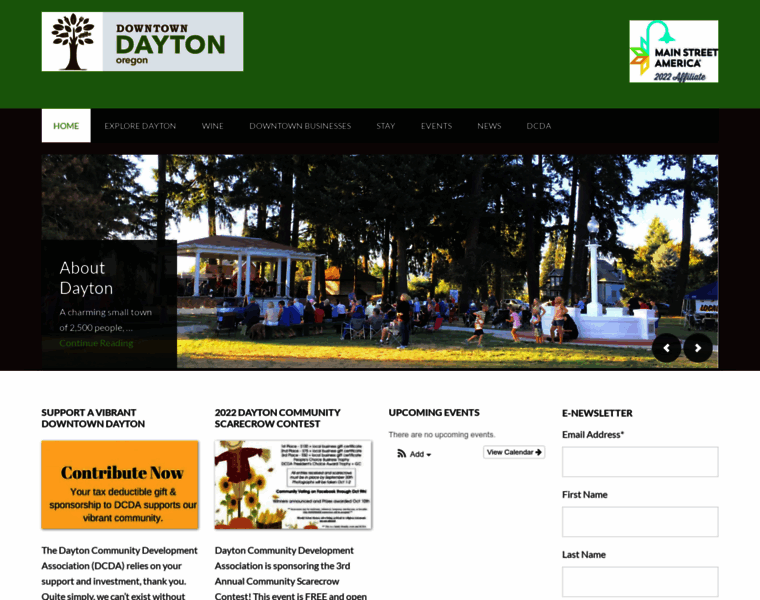 Daytonoregon.org thumbnail