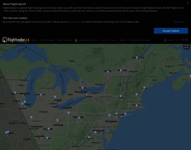 Db8.flightradar24.com thumbnail