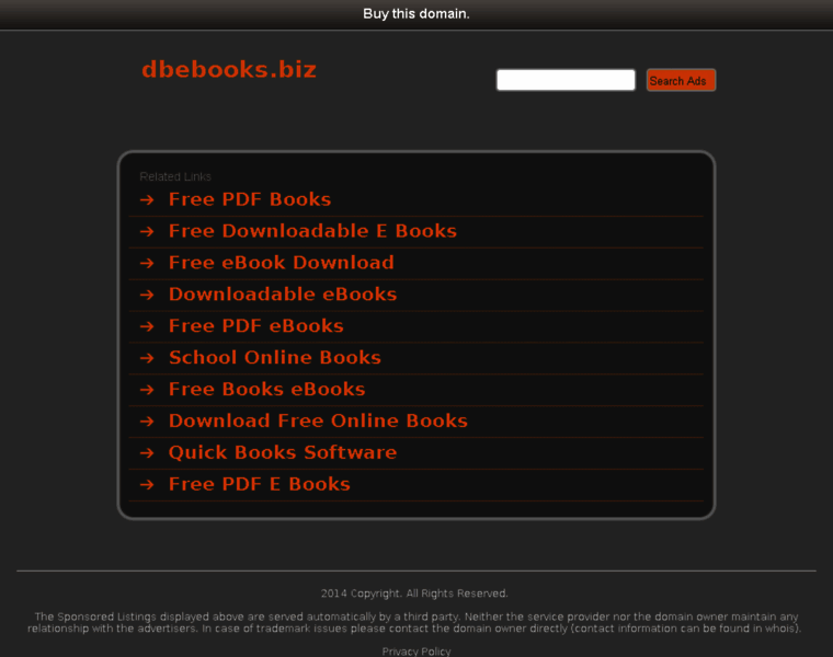Dbebooks.biz thumbnail