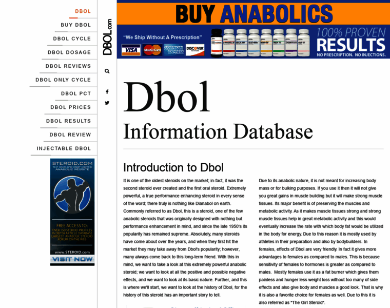 Dbol.com thumbnail