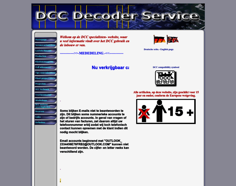Dccdecoderservice.nl thumbnail
