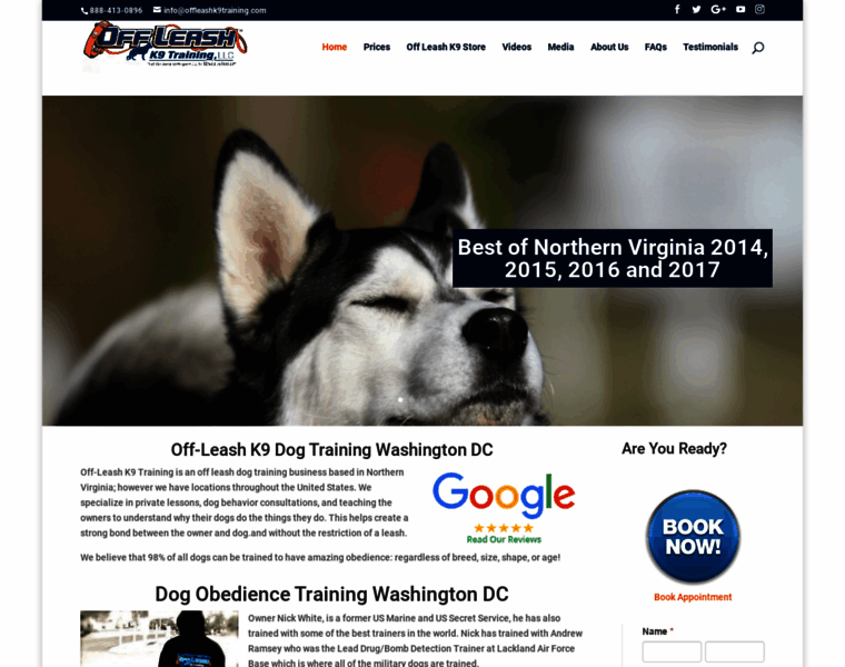 Dcdogtrainers.com thumbnail