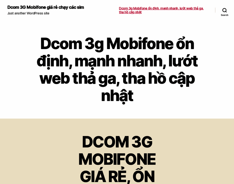 Dcom3gmobifone.com thumbnail
