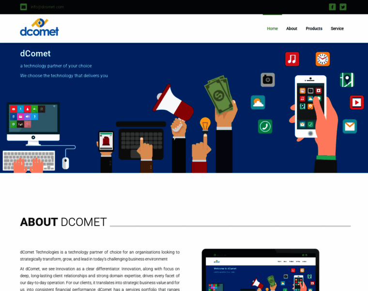 Dcomet.com thumbnail