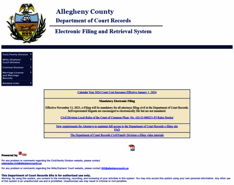 Dcr.alleghenycounty.us thumbnail