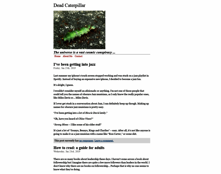 Deadcaterpillar.com thumbnail