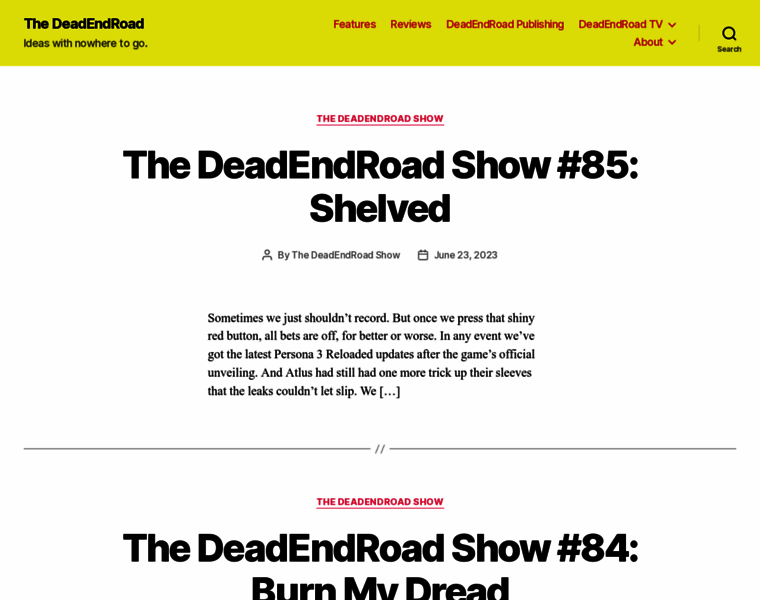 Deadendroad.co thumbnail