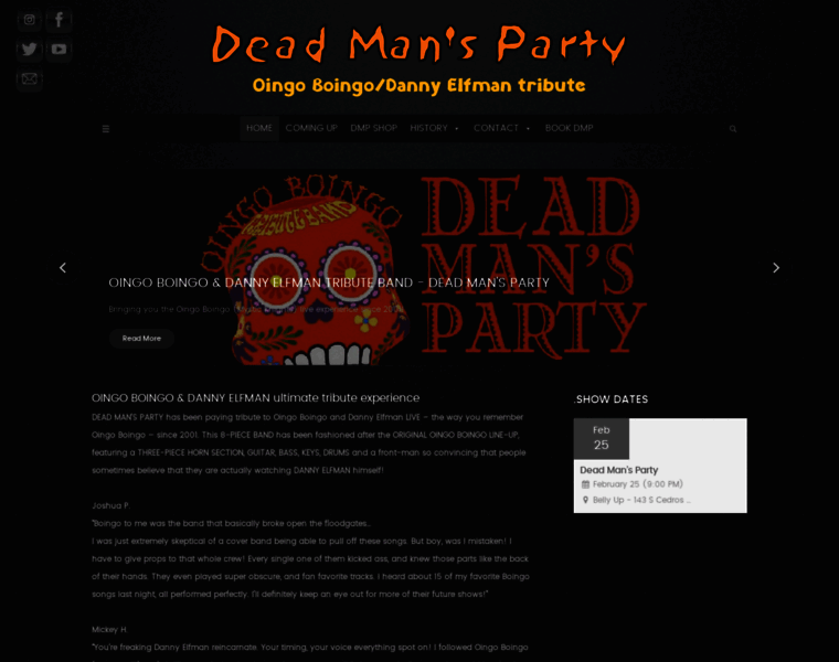 Deadmansparty.com thumbnail