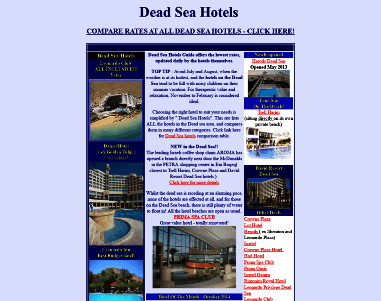 Deadsea-hotels.com thumbnail