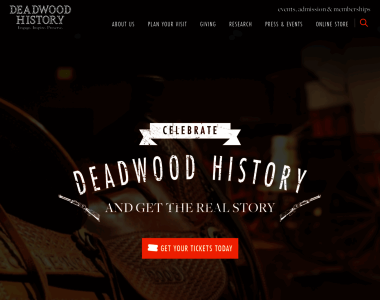 Deadwoodhistory.com thumbnail