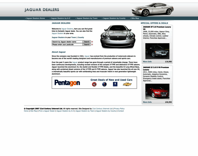 Dealers-jaguar.co.uk thumbnail