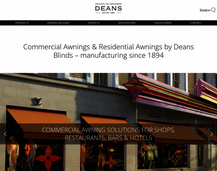 Deansblinds.com thumbnail