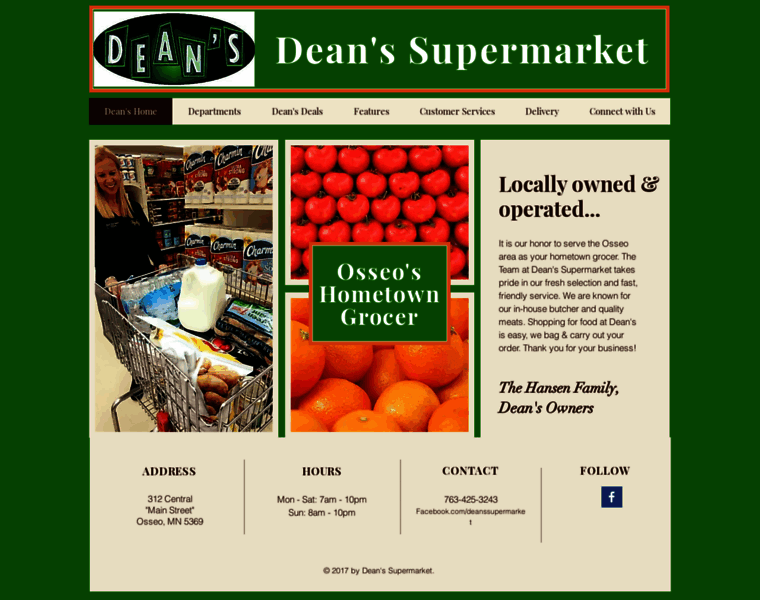 Deanssupermarket.com thumbnail