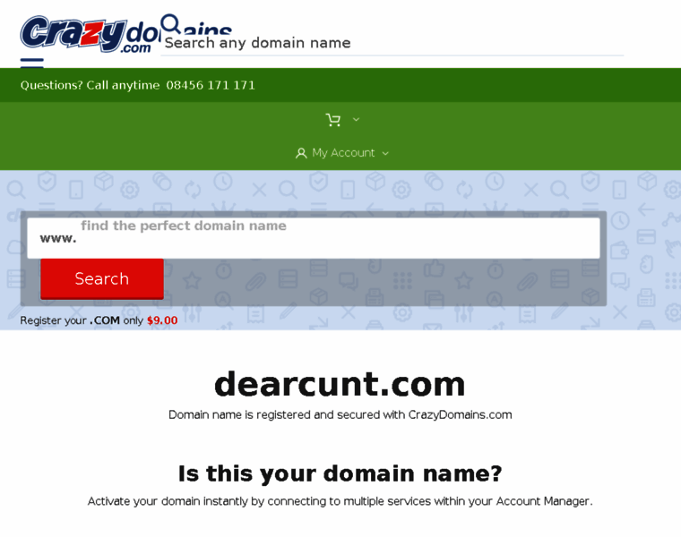 Dearcunt.com thumbnail