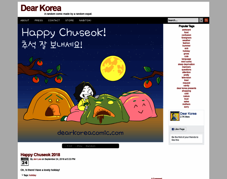 Dearkoreacomic.com thumbnail