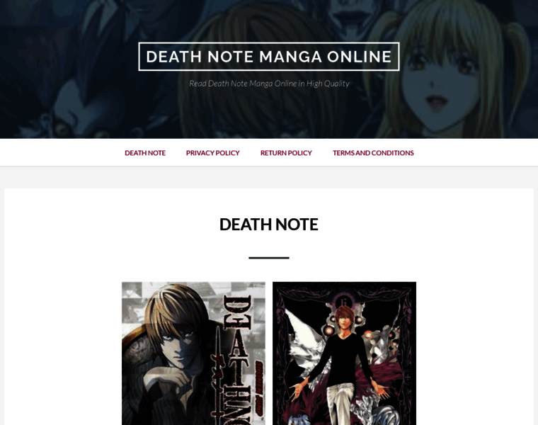 Death-note-manga.com thumbnail