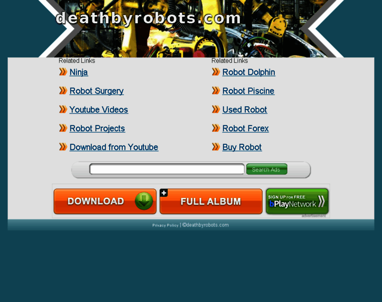 Deathbyrobots.com thumbnail