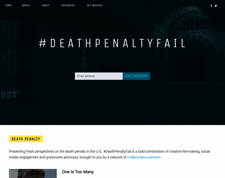 Deathpenaltyfail.org thumbnail
