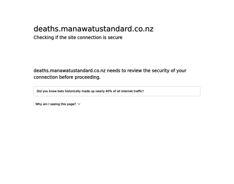 Deaths.manawatustandard.co.nz thumbnail