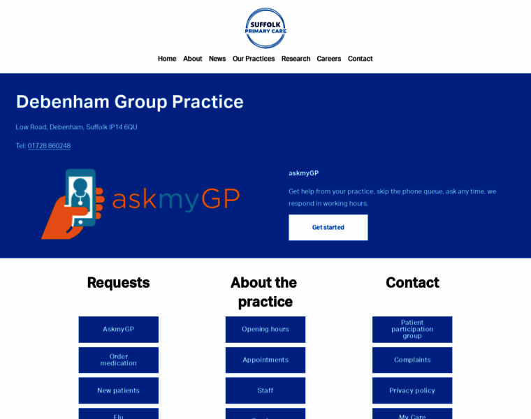 Debenhamgrouppractice.co.uk thumbnail