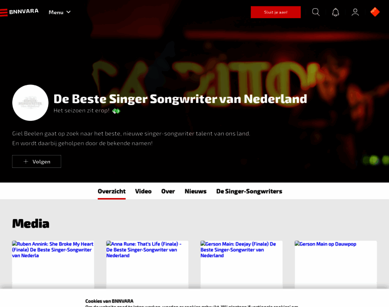 Debestesingersongwriter.nl thumbnail