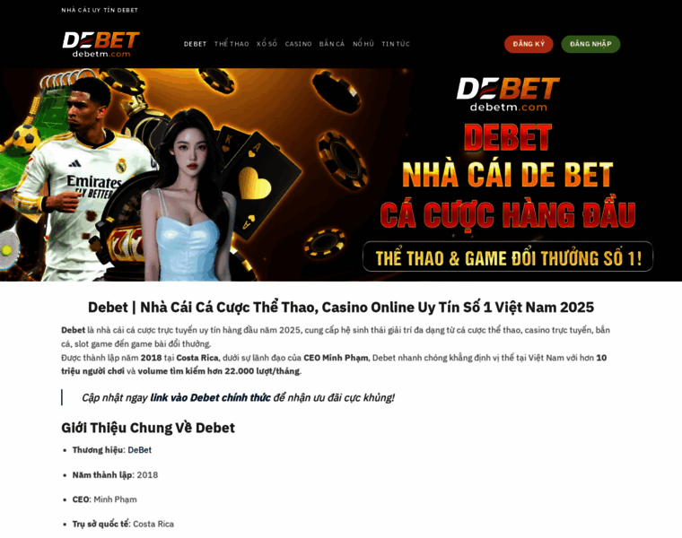 Debetm.com thumbnail