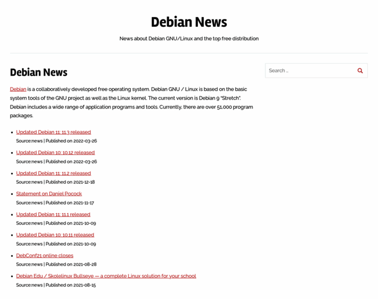 Debian-news.net thumbnail