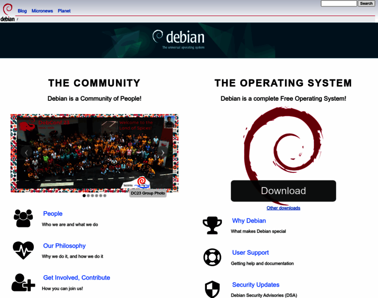 Debian.net thumbnail